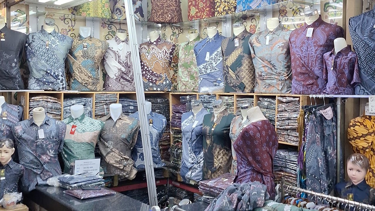 SERAGAM BATIK MURAH PREMIUM DI BLOK B TANAH ABANG JAKARTA 