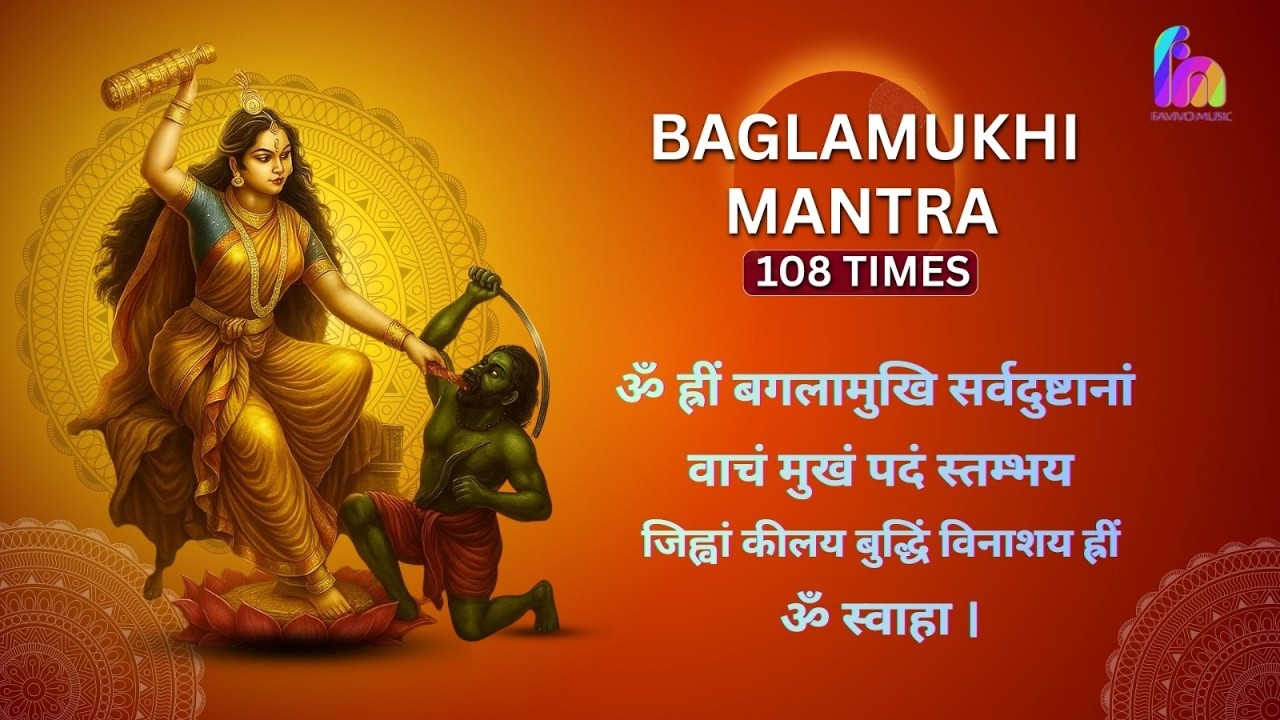 Baglamukhi Mantra 108 Times || Mantra For Protection & Victory || Raya Ojha  #baglamukhi #mantra