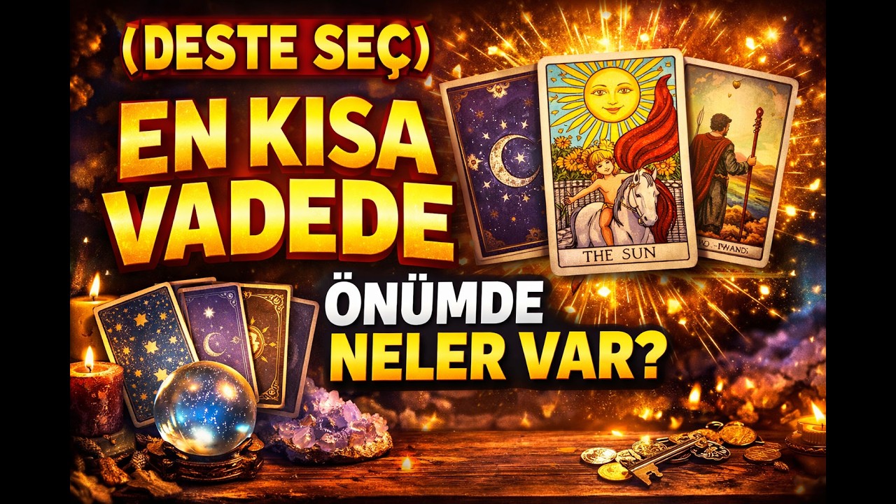 (Deste Seç)  En Kısa Vadede Önümde Neler Var? Tarot Yorumu
