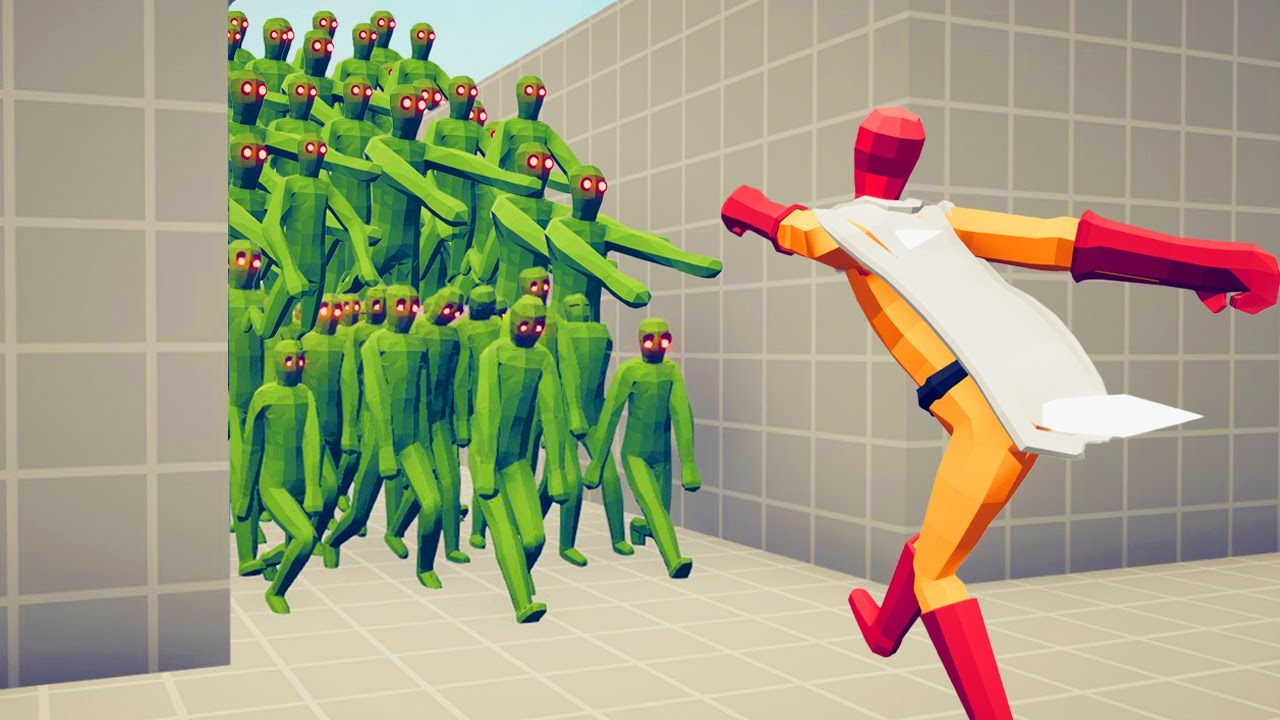 WHO CAN DEFEND NARROW CORRIDOR vs 100x ZOMBIES | TABS Totally Accurate Battle Simulator