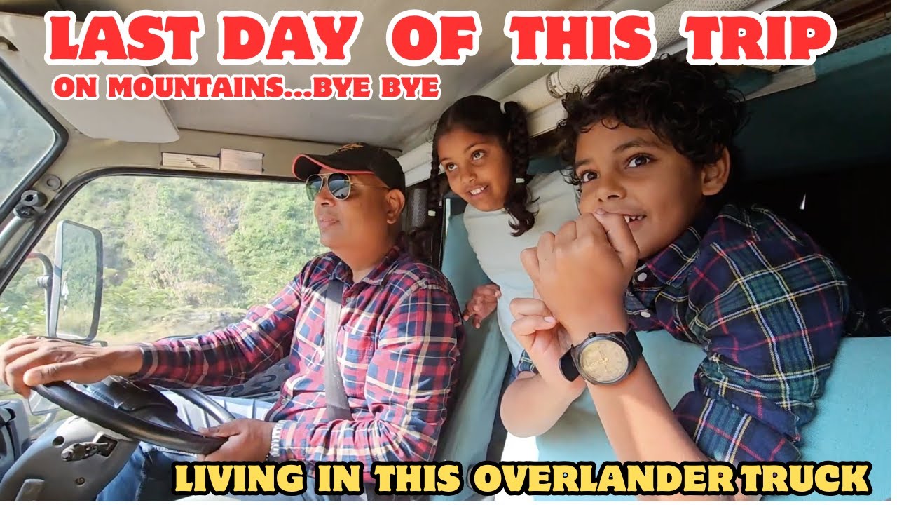 EP 406/ BACK TO PLAINS AFTER A MONTH LIVING IN THIS CAMPER VAN/ A FAMILY SPENDING VAN LIFE IN INDIA