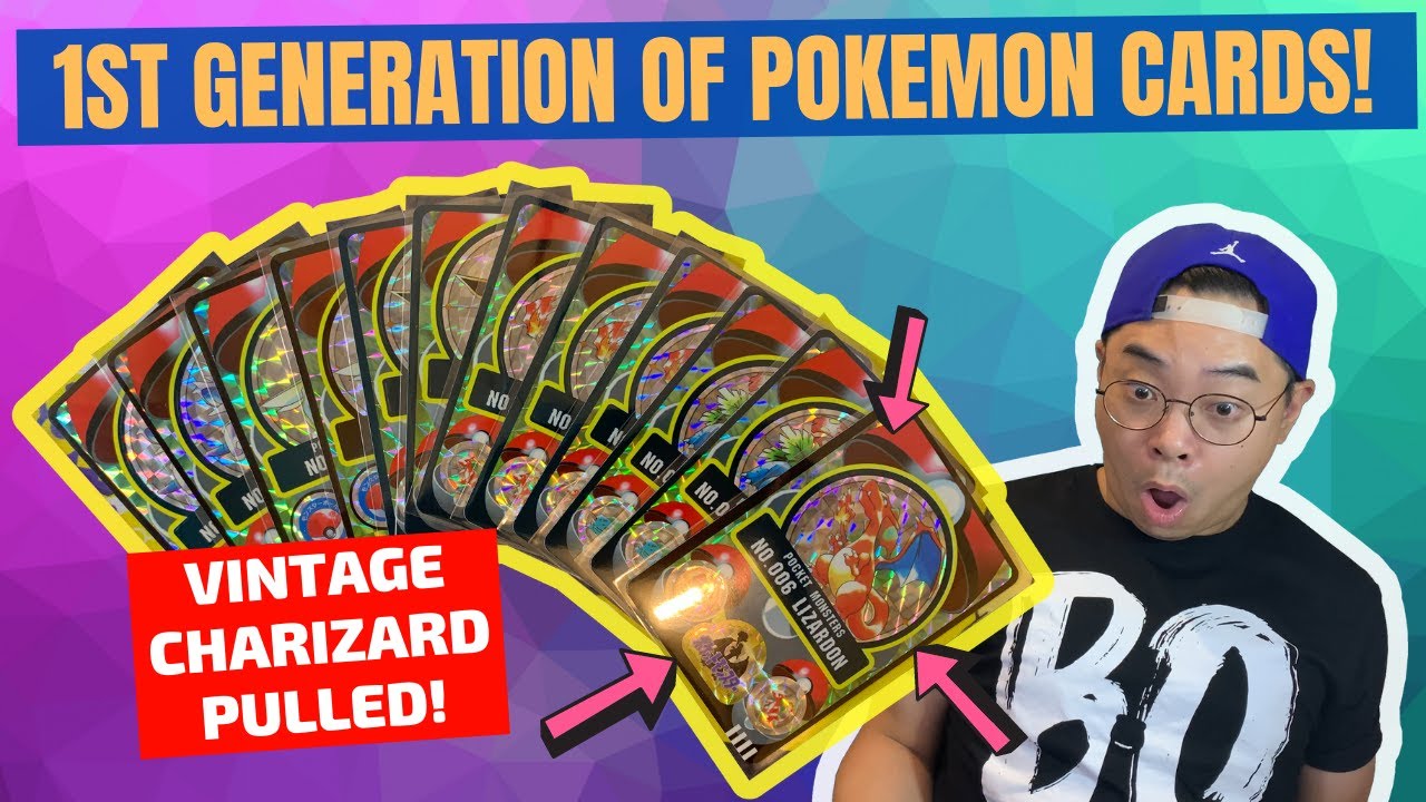 POKEMON CARDS BEFORE WOTC 1ST ED BASE SET! Bandai Pokemon Carddass Cards!!!