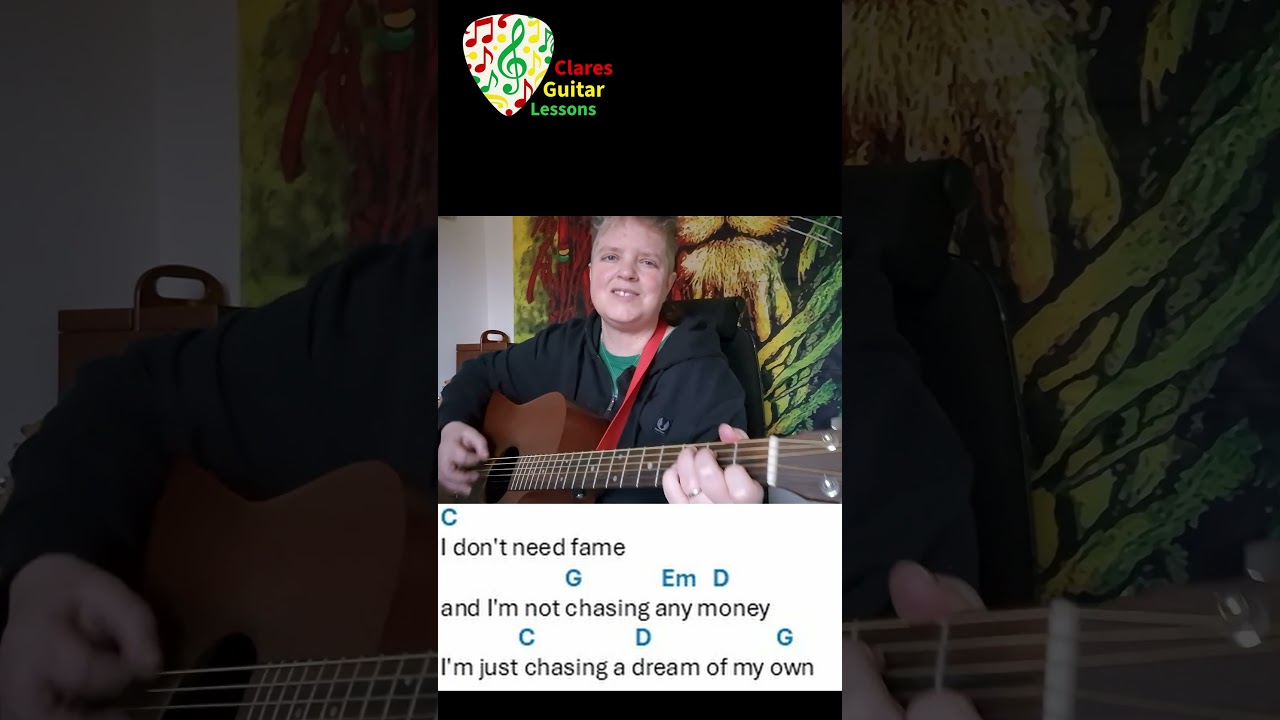 Dream Of My Own Calum Bowie 🎸full guitar lesson on Youtube 