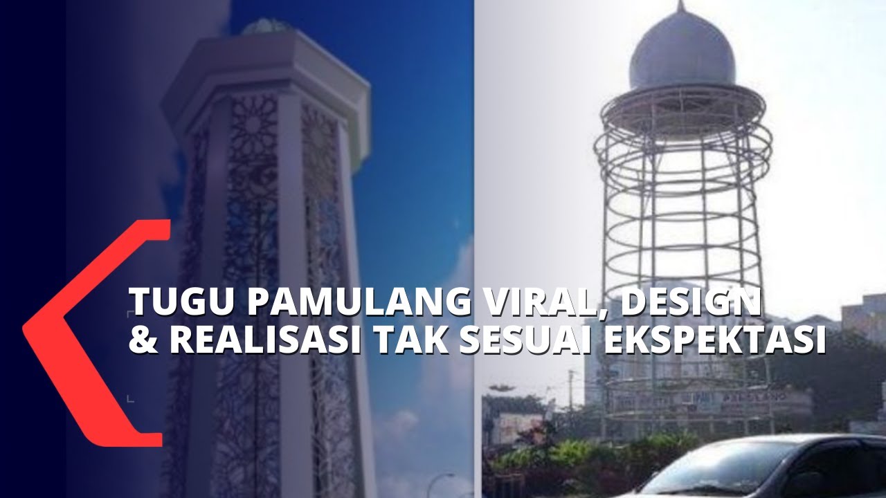 Tugu Pamulang Bikin Heboh, Design dan Realisasi Dinilai Tak Sesuai Ekspektasi
