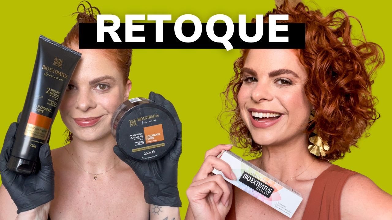 Como retocar o RUIVO em casa! 2 formas