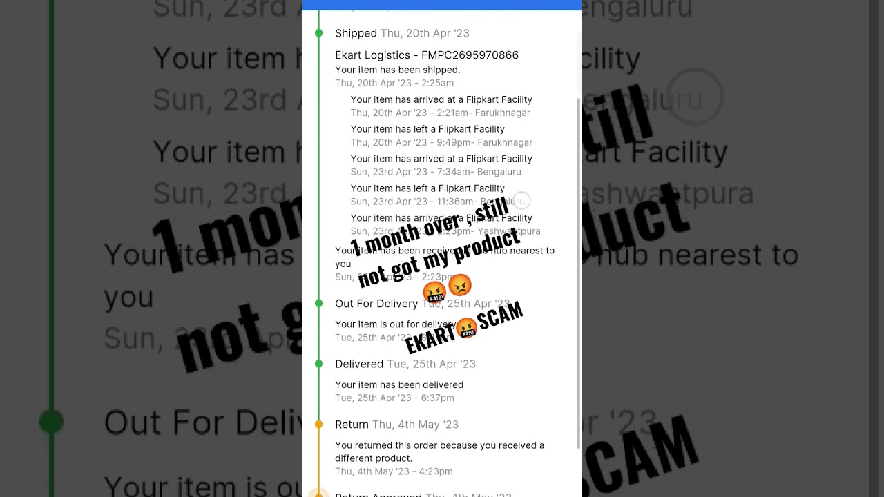 #EKART #scam #customerreview #jayasuryayadav