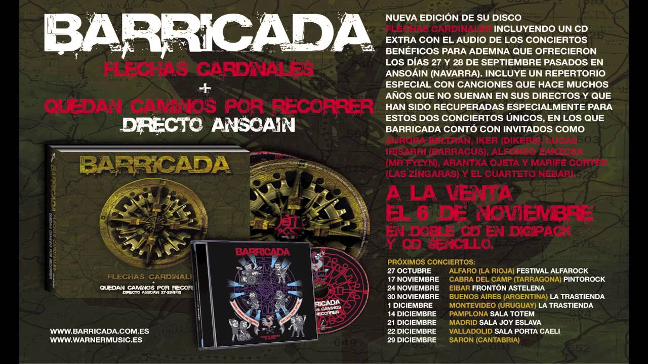 Barricada -  Obsesión. Directo Ansoain 2012