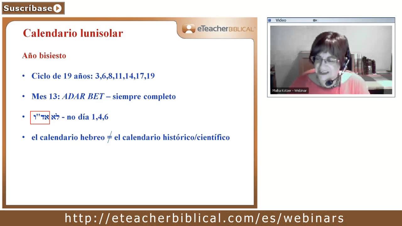 El calendario hebreo