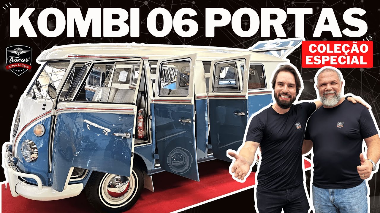 KOMBI 06 PORTAS e uma COLEÇÃO INCRÍVEL que Fez História na TROCAR! 😱CAMARO, FUSCA ÚLTIMA SÉRIE, PUMA