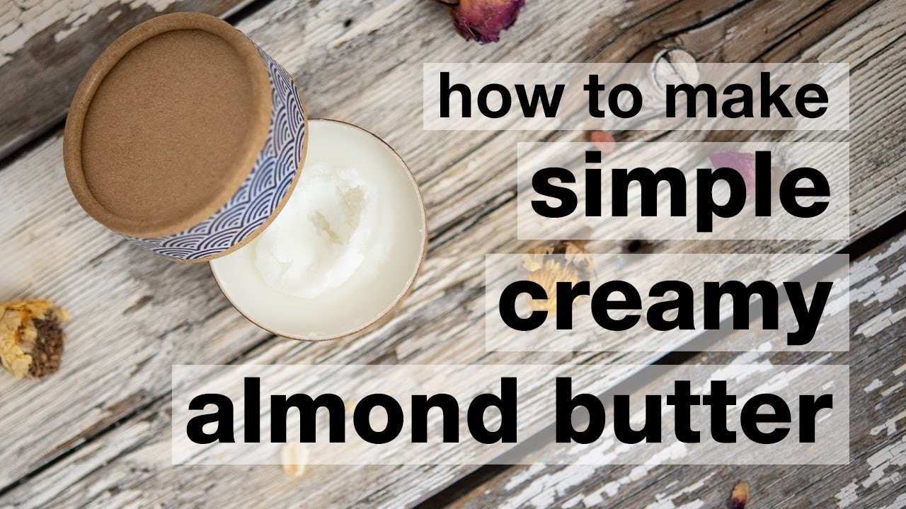 How to Make DIY Simple Creamy Almond Body Butter // Just 3 ingredients! // Humblebee & Me