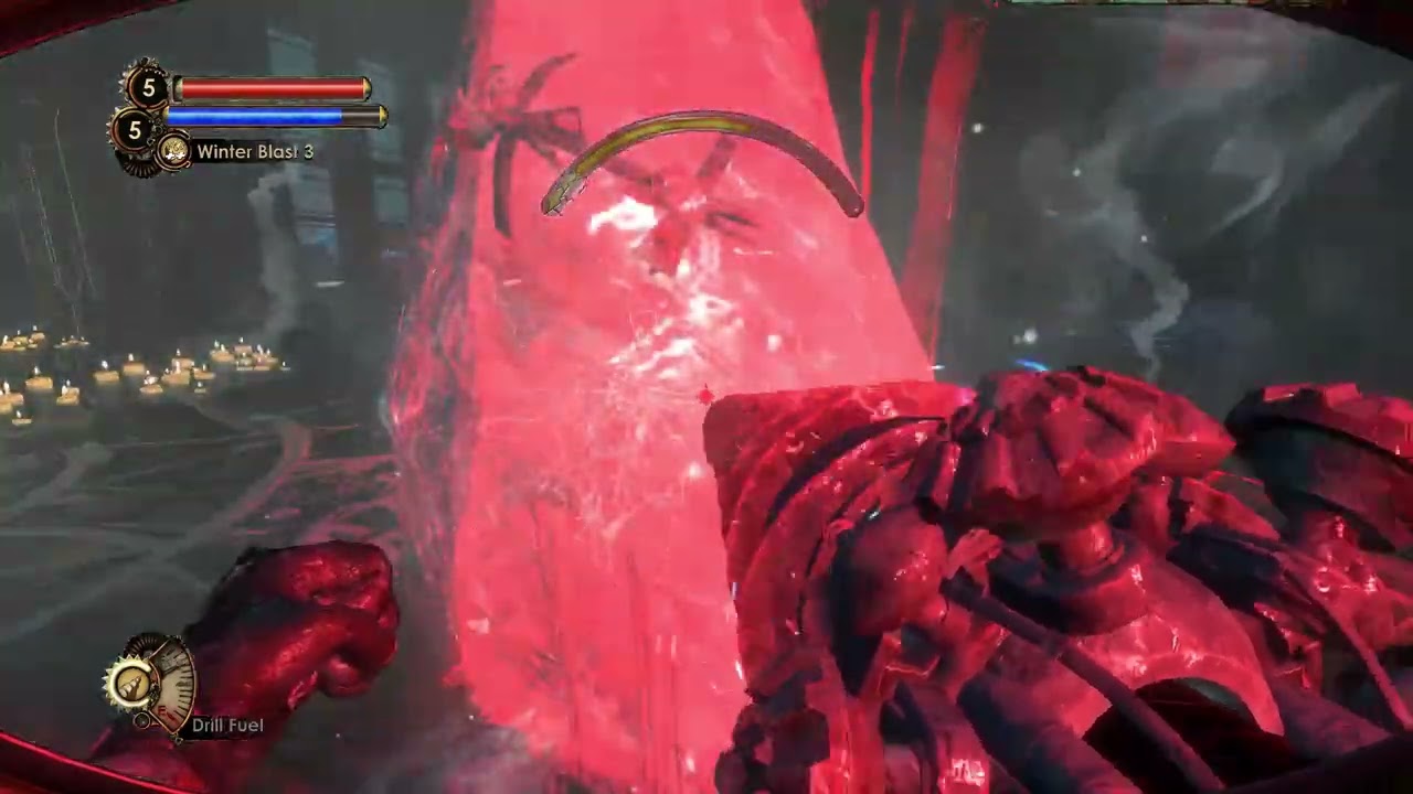 Bioshock 2 Overpowered Build - Winter Blast 3 & Drill Specialist Hard Difficulty