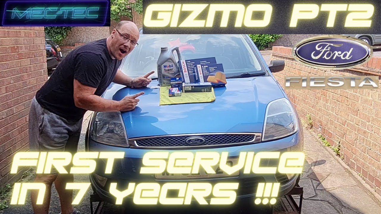 FIRST SERVICE IN 7 YEARS !!! GIZMO PT2 MK6 Ford Fiesta 1.4 Ghia Major Service time
