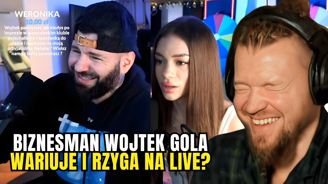 WARDĘGA OGLĄDA SZALONY LIVE WOJTKA GOLI Z SOFI | LIVE WATAHA