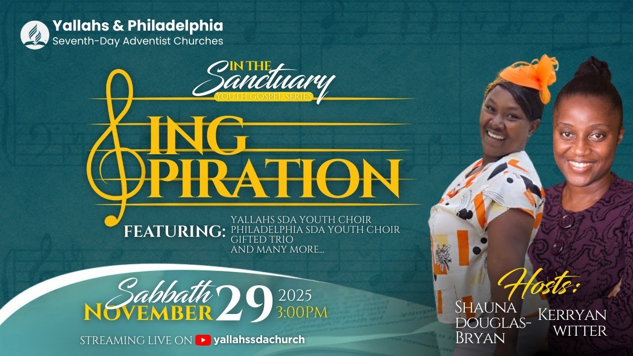 Adventist Youth | In The Sanctuary Youth  Series| Singspiration | November 29, 2025 PM