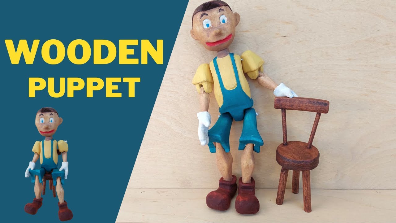 How To Make a Wooden Puppet/Marionette - 