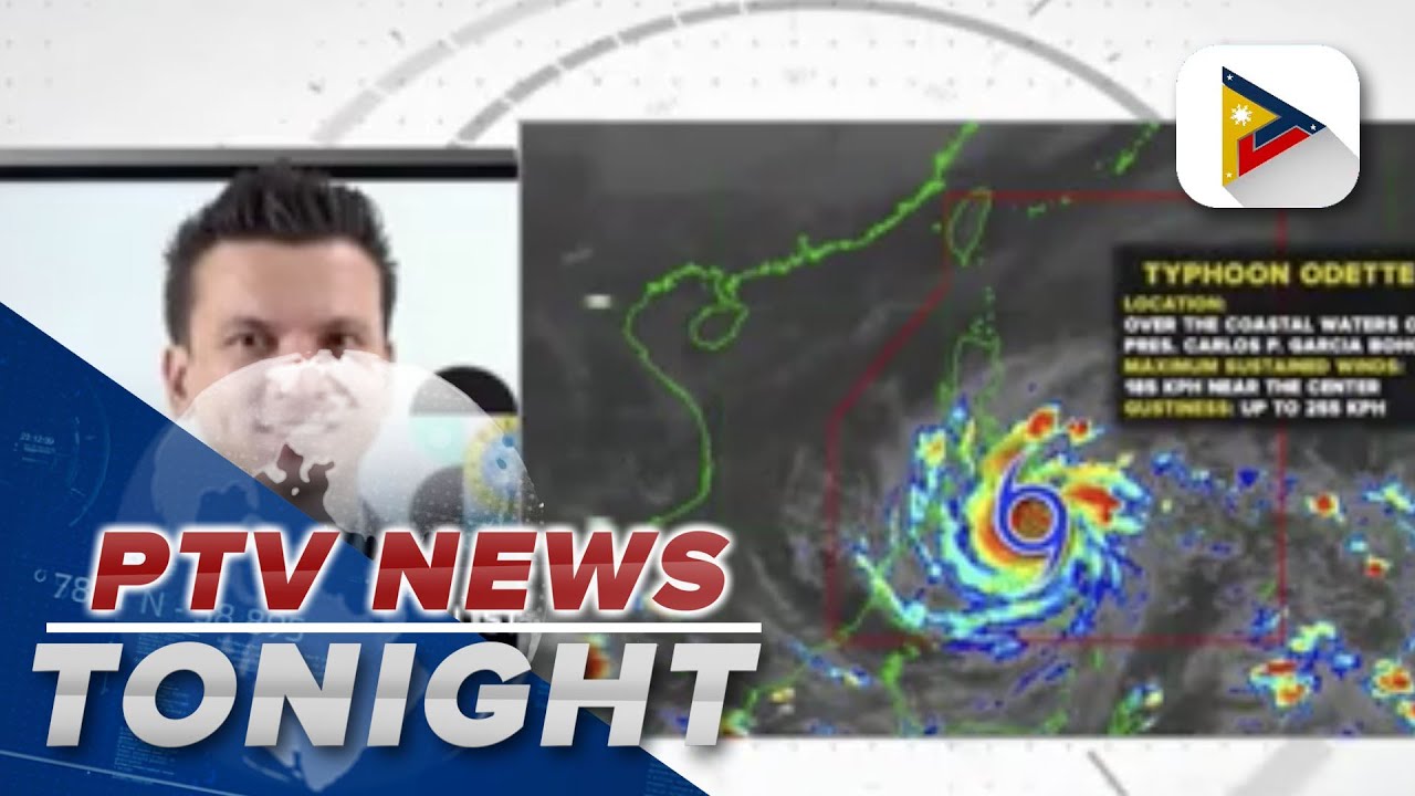 'Odette' slightly weakens, traversing the northern portion of Bohol