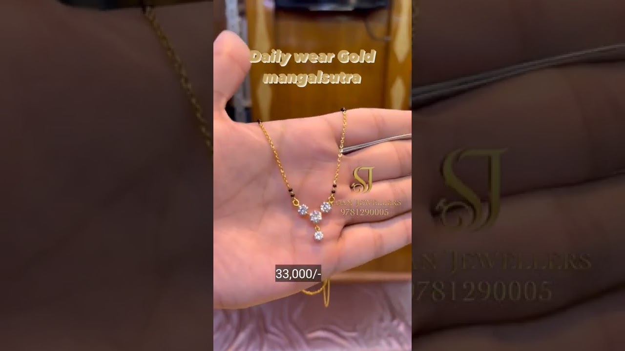 #shortvideo Amazing Gold Mangalsutra design starts from 33,000/-