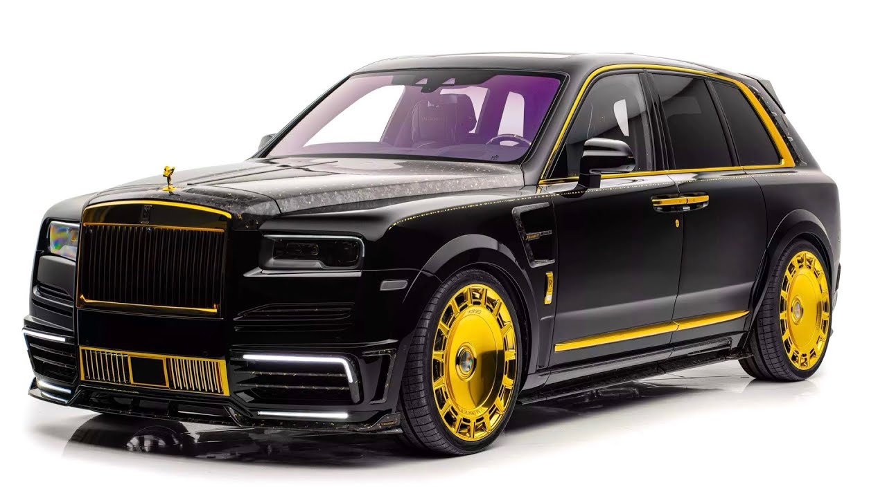 Rolls-Royce Cullinan With Real Gold Carbon-Fiber Is Peak Mansory