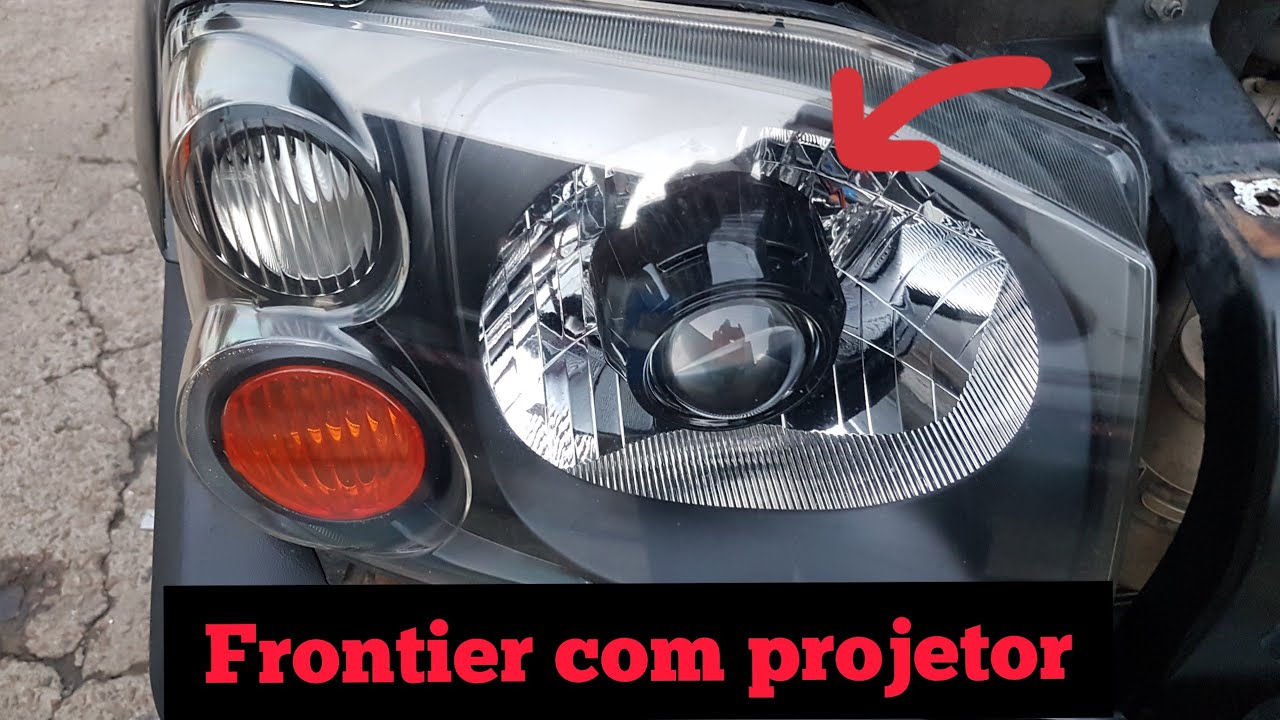Como instalar projetor no farol da Nissan Frontier