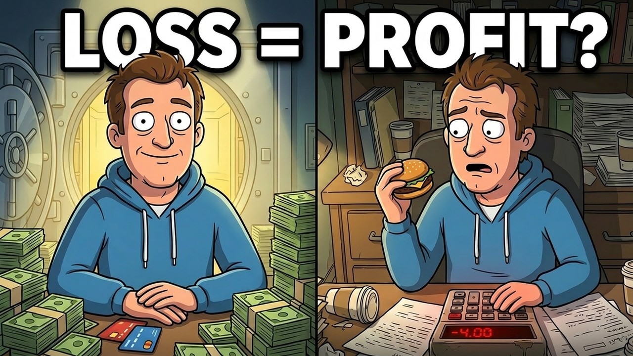 Get RICH by LOSING Money - The burger math