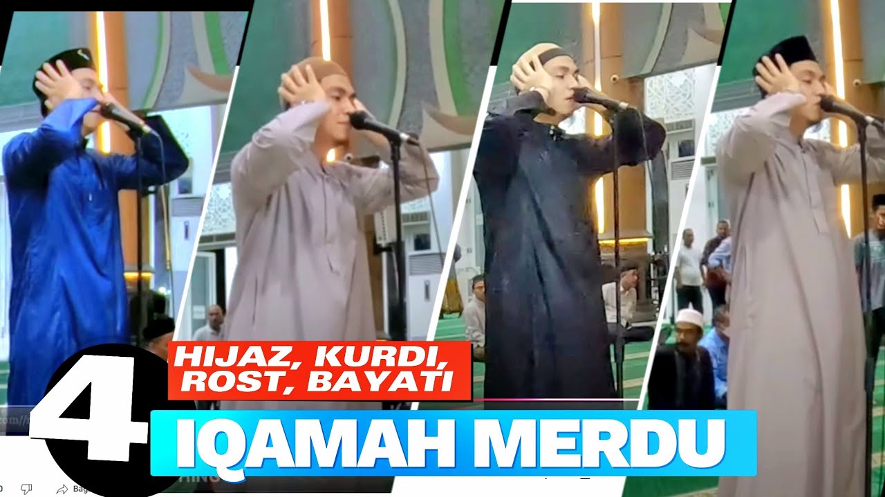 4 IQAMAH MERDU VERSI BILAL, IQOMAH MENYENTUH HATI || RULI MAROYA
