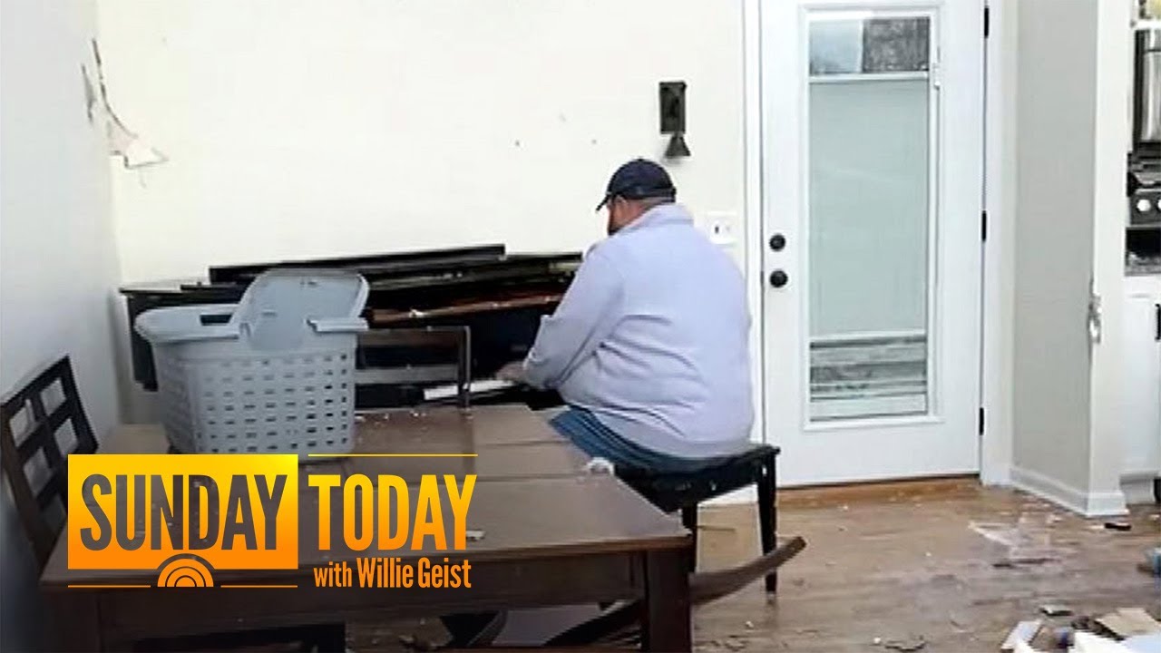 Man Plays Church Music In House Destroyed By Tornado