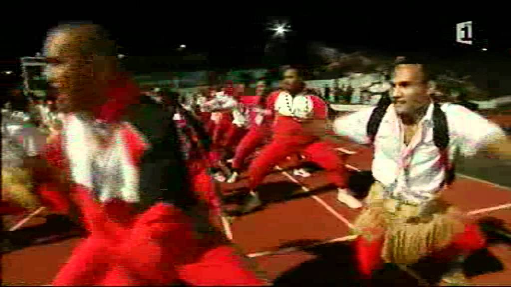Défilé de Wallis & Futuna pour  l'Ouverture des XIV èmes  JEUX du PACIFIQUE 2011 à NOUMEA .