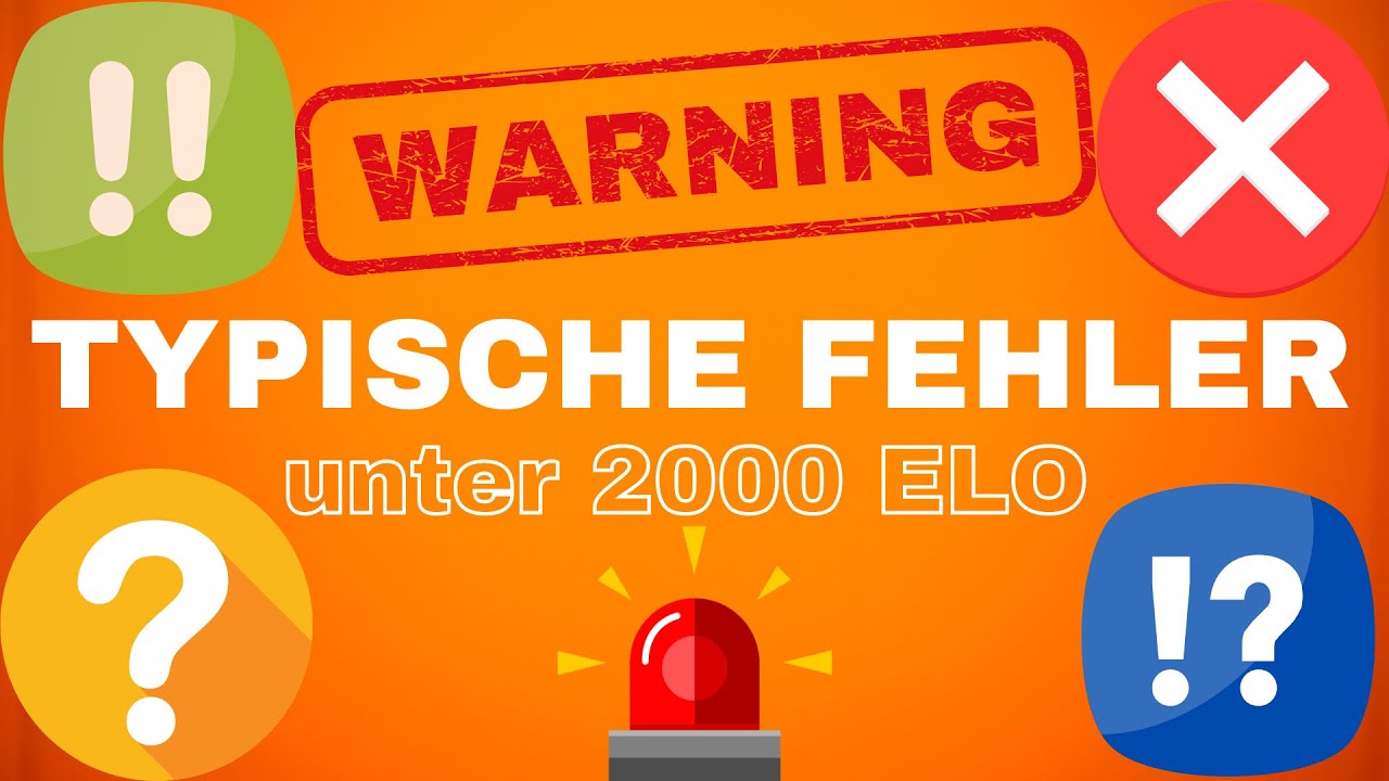 Die häufigsten Fehler unter 2000 ELO | Mit diesen Regeln besiegst du Profis!