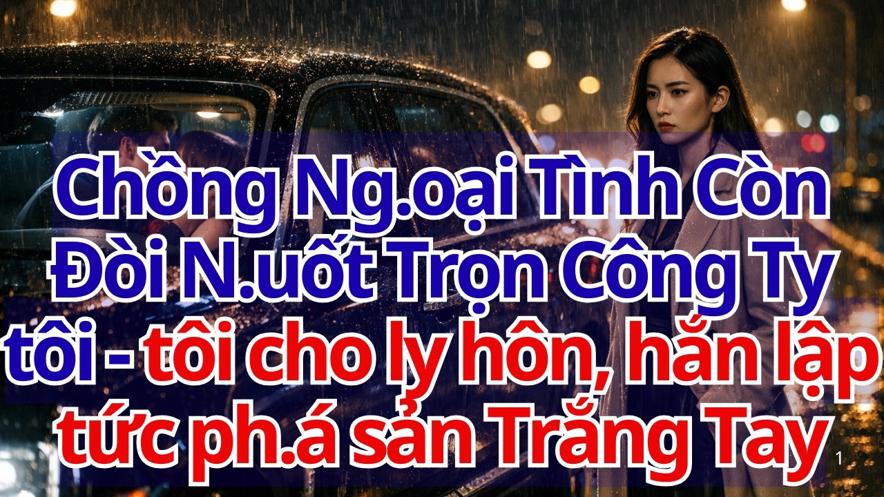 Chồng Ng.oại Tình Còn Đòi N.uốt Trọn Công Ty tôi - tôi cho ly hôn, hắn lập tức ph.á sản Trắng Tay