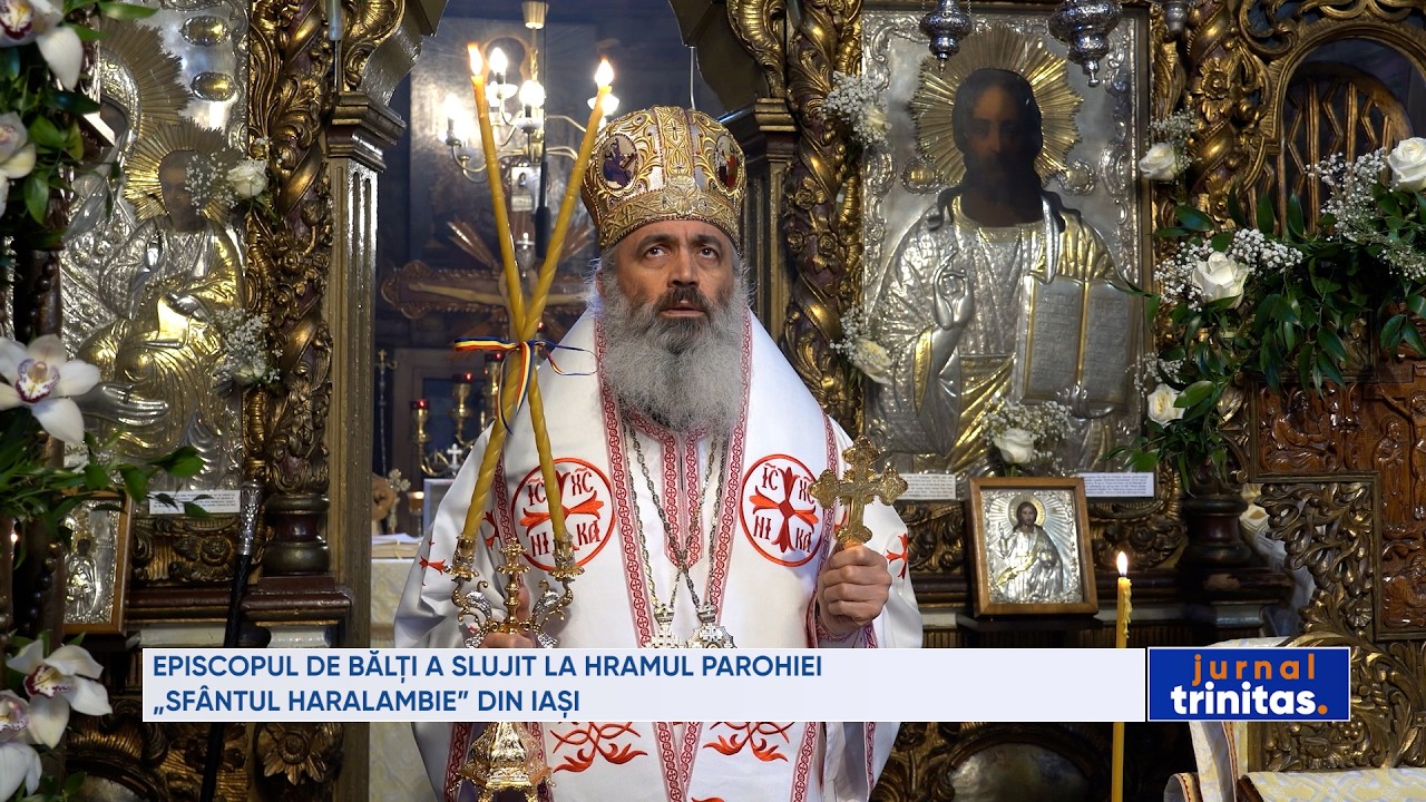 Episcopul de Bălți a slujit la hramul Parohiei „Sfântul Haralambie” din Iași
