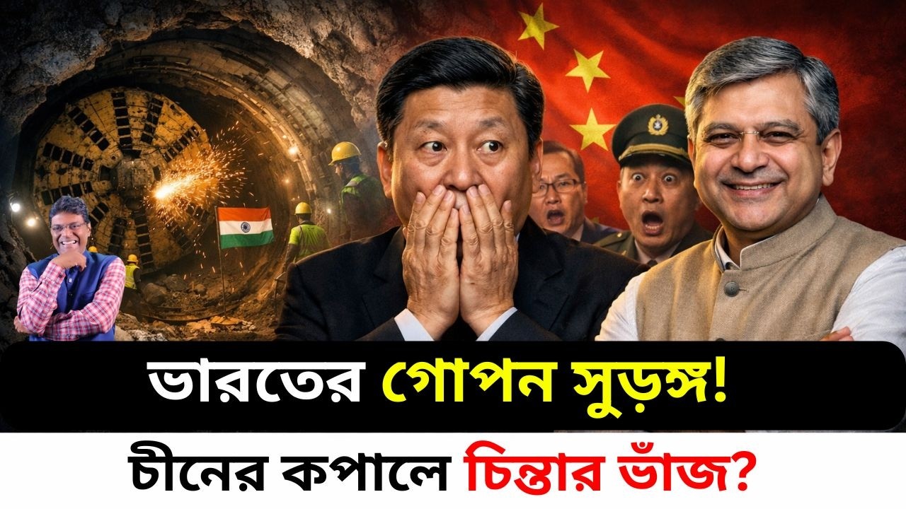 ভারতের গোপন সুড়ঙ্গ!চীনের কপালে চিন্তার ভাঁজ?।Secret tunnels of India।santanu roy