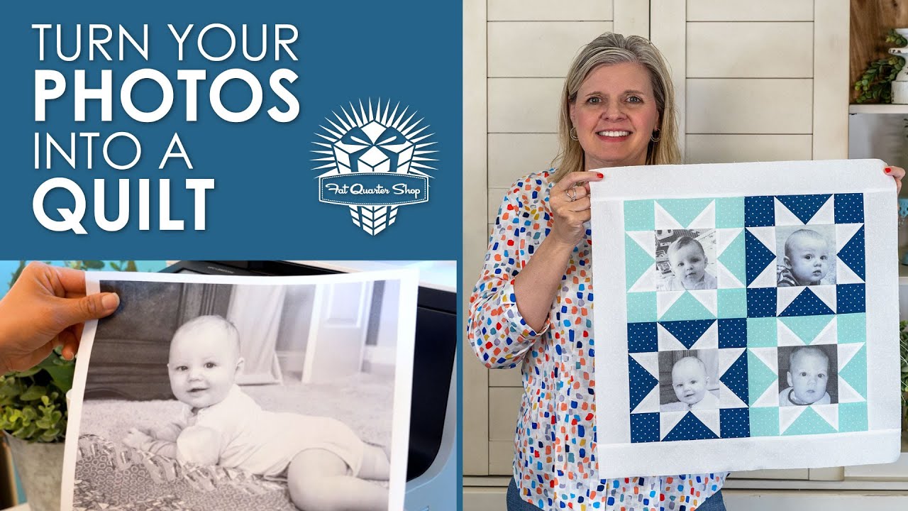📸 Turn your photos into a quilt 👪 Unforgettable Memory Quilt Gifts 💕 Fat Quarter Shop
