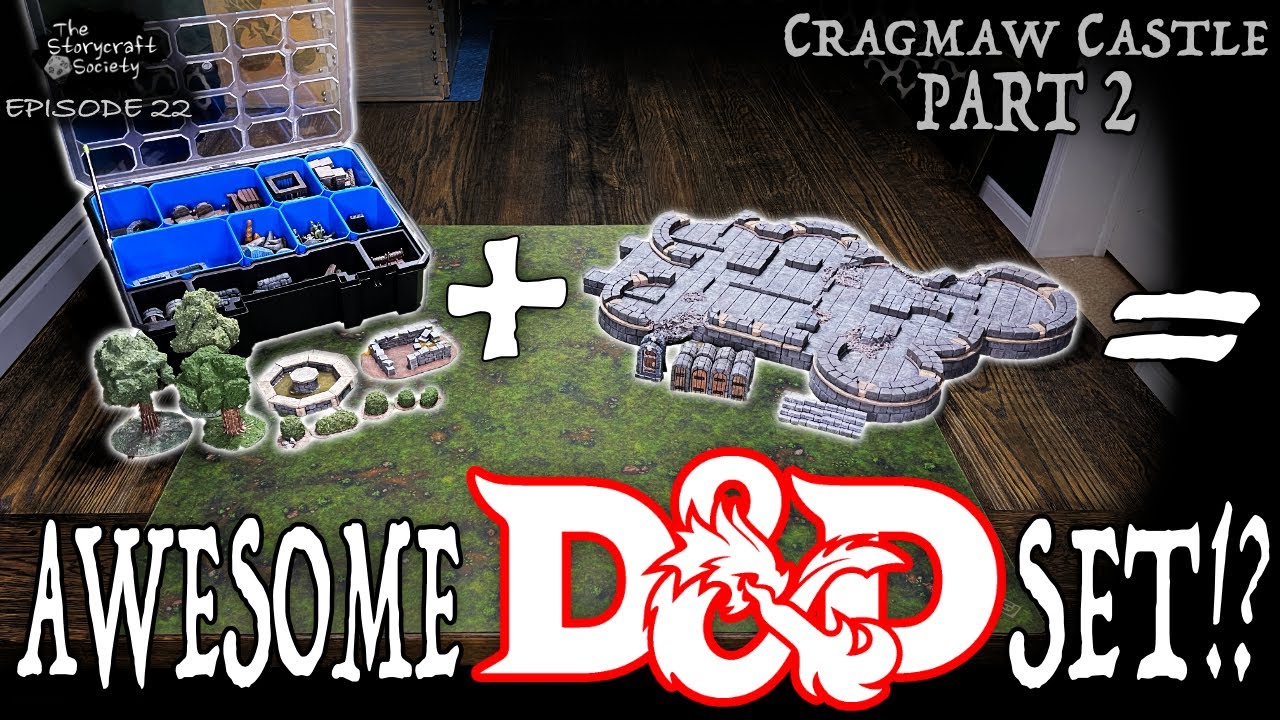Finishing CRAGMAW CASTLE for Lost Mine of Phandelver Adventure (Ep. 22) D&D Crafting