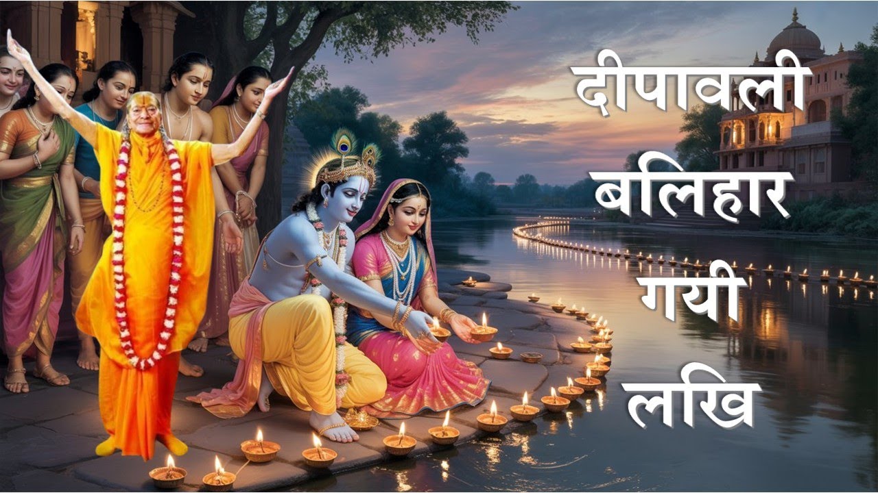 दीपावली बलिहार गयी लखि | Dipawali balihar gayi lakhi #kripalujimaharajbhajan #diwalibhajan #jkyog