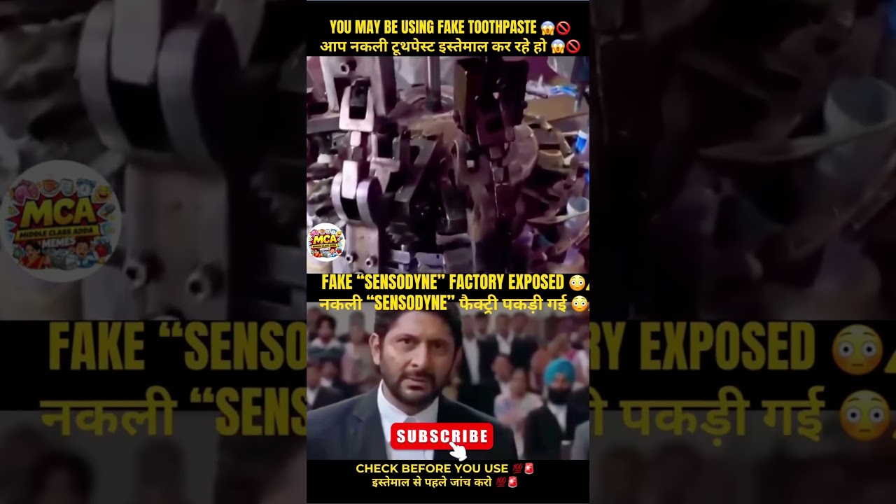 Fake Sensodyne Factory Busted 😱 Delhi Police Exposes Shocking Truth #shorts #delhi #trending