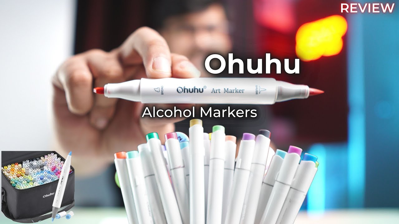 Ohuhu Art Markers Set - Double Tipped Alcohol-based Markers for Colouring & Illustration | Review 🔥