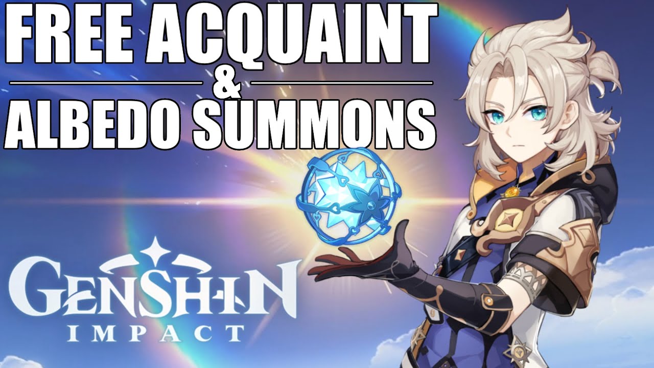 FREE ACQUAINT & ALBEDO SUMMONS! (Genshin Impact)