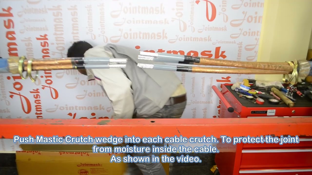 Installation HS 11kV 3core straight through XLPE cable