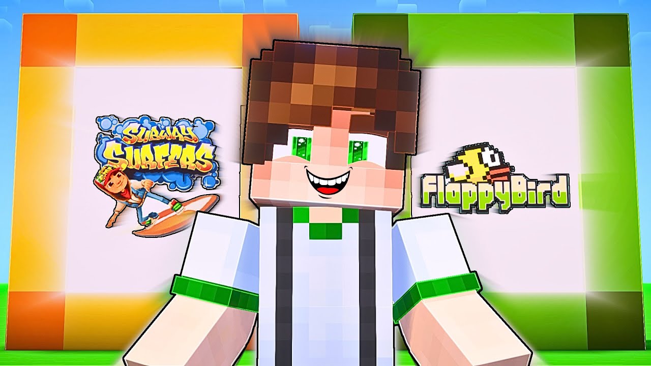 We entered the Subway Surfers portal in Minecraft!