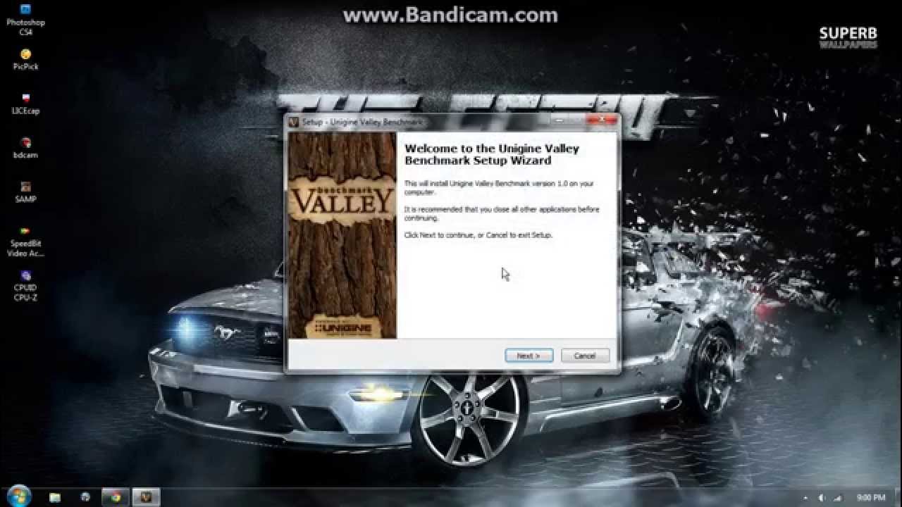 How to Install Valley Benchmark on Windows 7