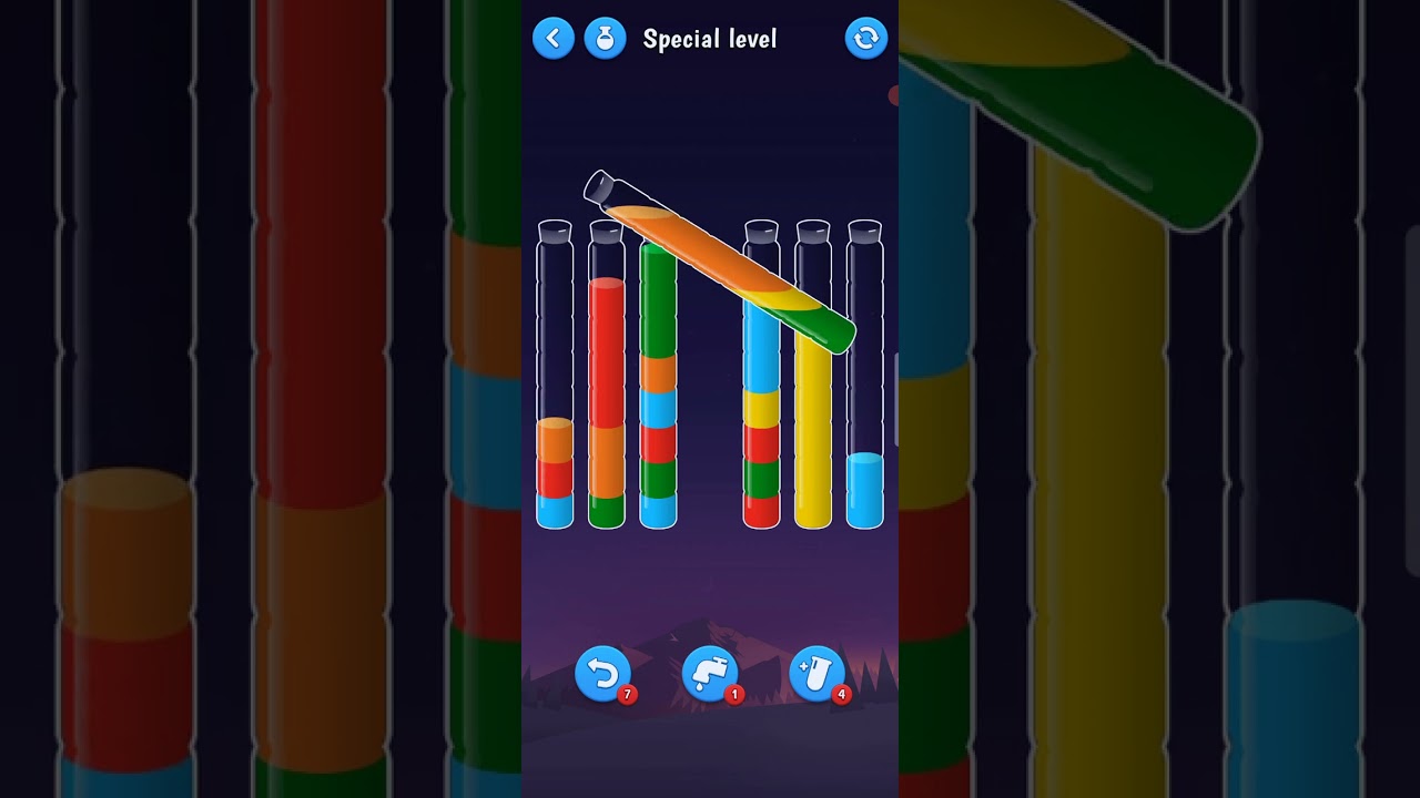 Water Sort Special Level 27 #genius #game #shortvideo #shortsfeed #shorts #short #shortsviral #brain