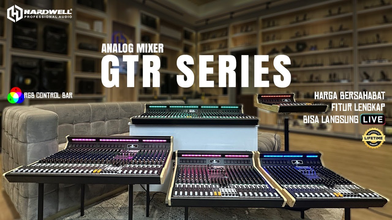HARGA BERSAHABAT, FITUR LENGKAP ⁉️ REVIEW ANALOG MIXER HARDWELL GTR SERIES