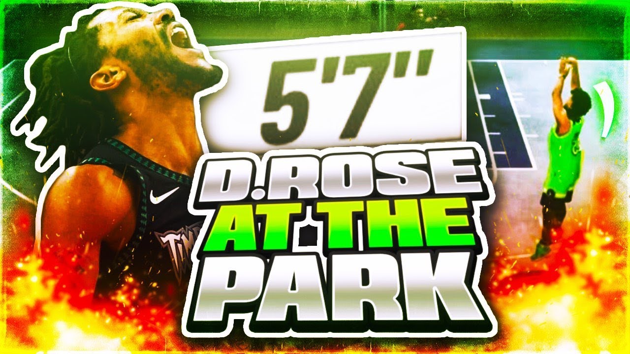 MIDGET DERRICK ROSE is a GLITCH!!! this SLASHER BUILD BREAKS NBA 2K19
