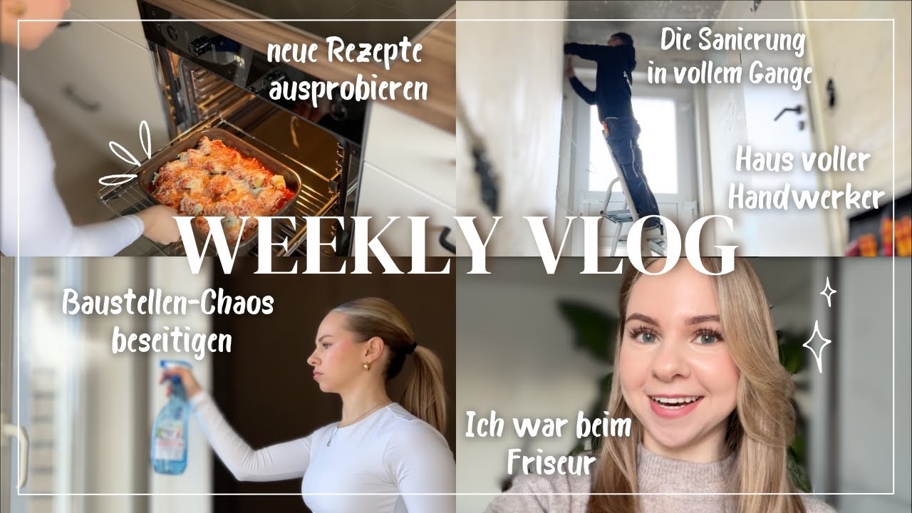 Baustellenchaos, neue Haare, Ordnung schaffen & ganz viele Updates von unserer Sanierung 🏠