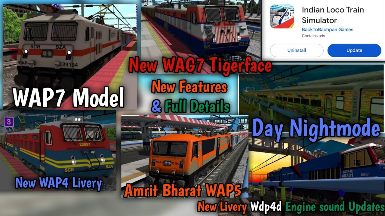 New Features & Details  Indian Loco Train Simulator | Back to Bachpan Games | New Update
