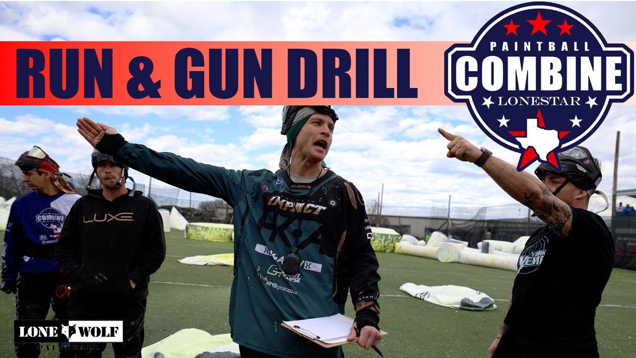 Run & Gun Paintball Drill 2024 Paintball Combine | Lone Wolf Paintball