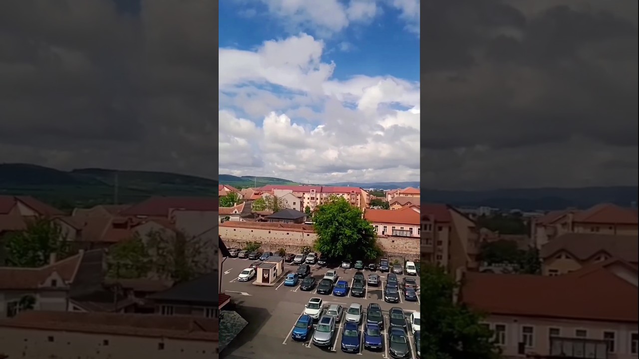 #Beautiful#View of sky and#sebes city#youtube#Shorts#Romania