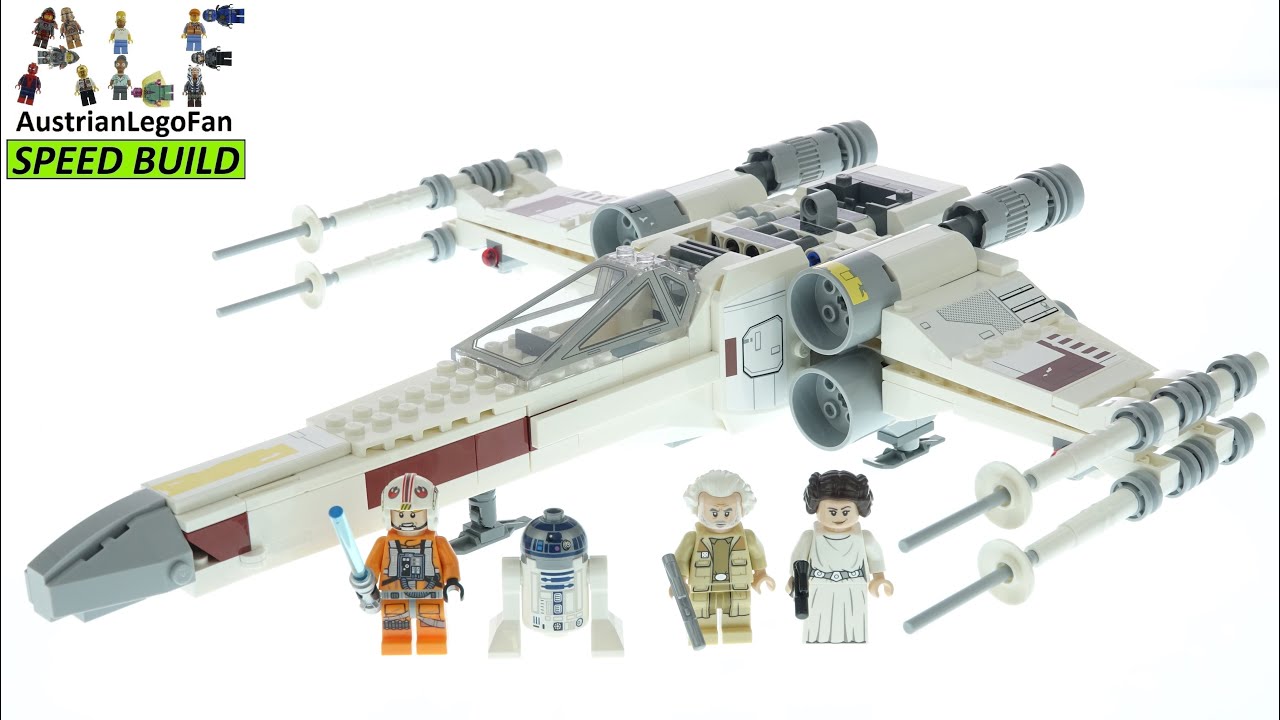 LEGO Star Wars 75301 Luke Skywalker&rsquo;s X-Wing Fighter&trade; - recenzja Lego Speed ​​Build