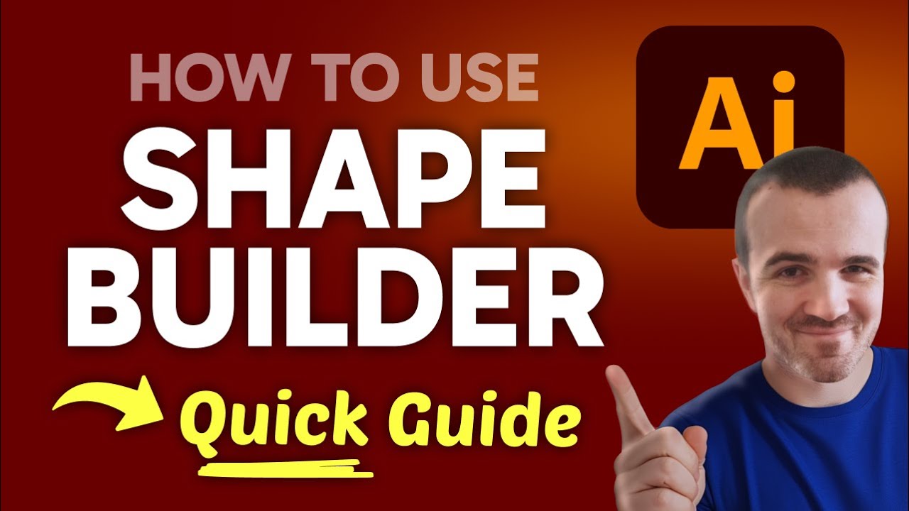 How to USE the Shape Builder Tool in Adobe Illustrator (Step by Step)