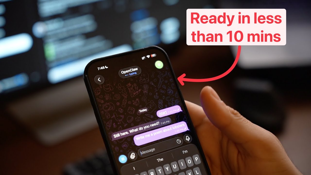 Easiest way to create a Personal AI assistant (OpenClaw + Telegram)